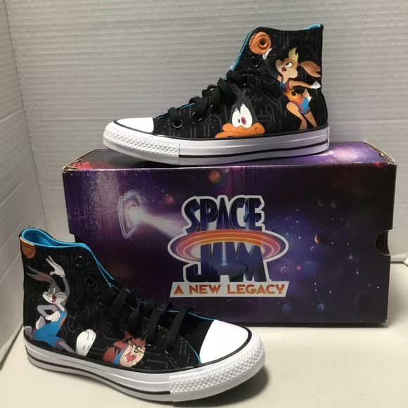 Converse x Space Jam- A New Legacy Chuck Taylor All Star 172485C Black M3.5/W5.5 - Picture 1 of 12